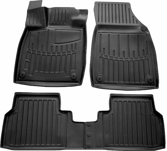 Race Axion Set of Front and Rear Mats 4pcs Tray Type for Audi e-tron 2020 Black