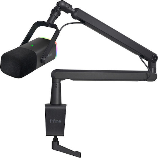 Fifine Tam8 Dynamic Microphone Shock Mounted for Studio
