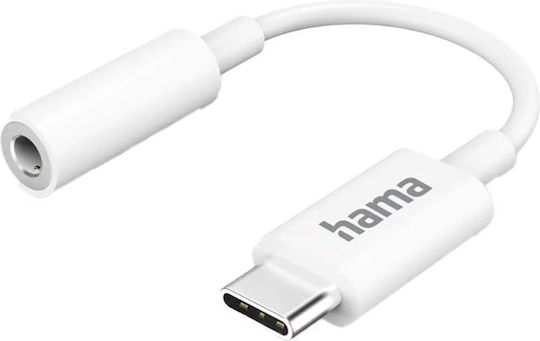 HAMA Convertor USB-C masculin în USB-C feminin Alb 1buc