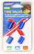 Maxeed Car Valve Caps 4pcs 0.8*1.7cm 10988-4 Blue