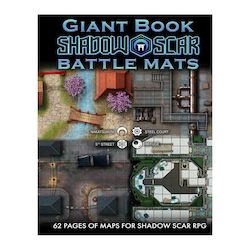 Giant Book Shadow Scar Battle Mats English Edition 1+ Players 14+ Y.o