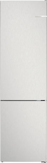 Bosch Fridge-Freezer 368lt Total NoFrost H201xW60xD66cm Silver KGN39VIDB