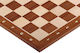 Chess Board No 5+ Description Mahogany Maple Inlay