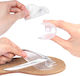 Set 2 Gel Insoles Sandals Anti-slip Anti-friction Transparent Pads