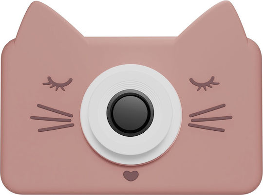 The Zoofamily Zoo Friends Cat Children's Camera 32MP Orange