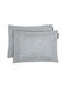 Greenwich Polo Club 2287 Σετ Μαξιλαροθήκες Oxford Ice Grey 50x70εκ.