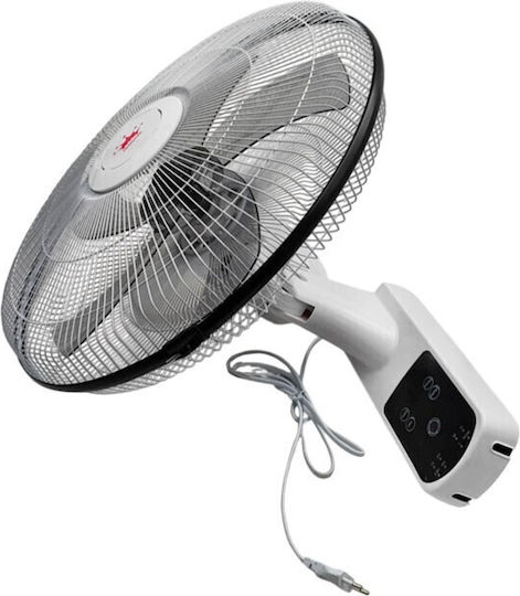 Стенен Вентилатор 60W С Диаметър 60см Бял