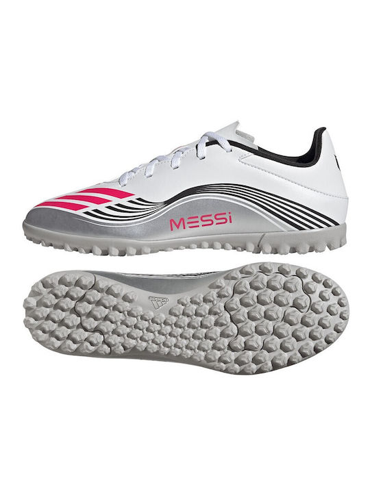 adidas F50 Messi Club TF Ποδοσφαιρικά Παπούτσια με Σχάρα Λευκά adidas F50 Messi Club TF Ποδοσφαιρικά Παπούτσια με Σχάρα Λευκά