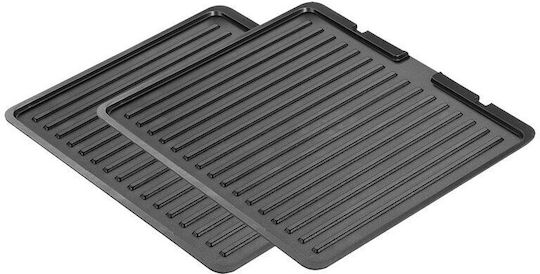 ECG Non-Stick Baking Plate with Flat & Grill Surface 29x26cm