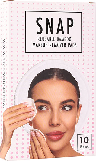 Sister Young Snap Reusable Cloths Αφαίρεσης Μακιγιάζ Προσώπου