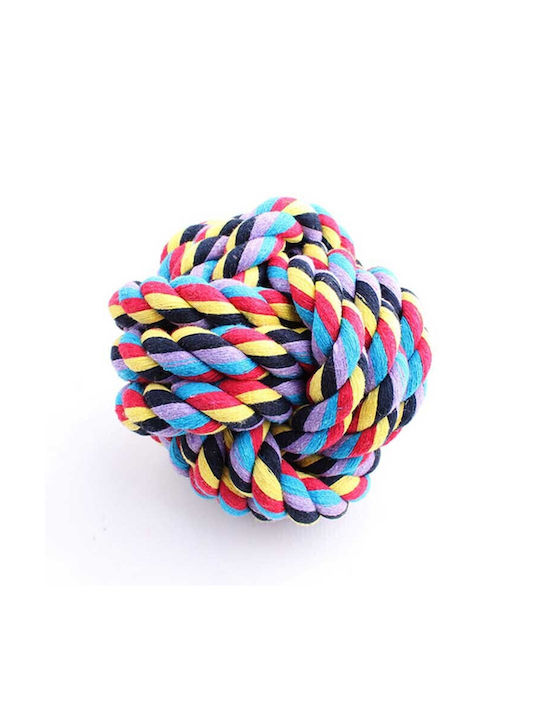Μπάλα Βαμβακερό Σχοινί "cotton Rope Ball" Happy Pet Large