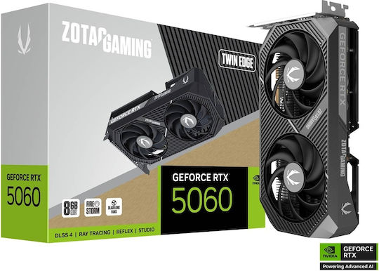 Zotac GeForce RTX 5060 8GB GDDR7 Twin Edge Κάρτα Γραφικών