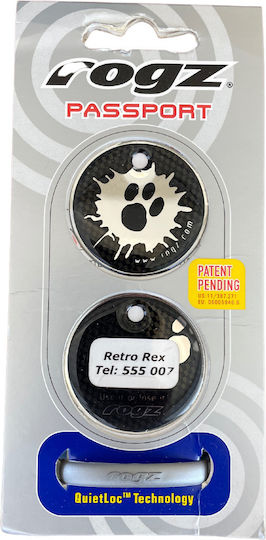Etichetă pentru identificarea câinilor Rogz Instant Id-tagz Paint Labă Mare 3.5cm