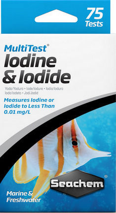 Seachem Multi Test Iodine/Iodid Messung des Iodidhalt Seachem 20505675