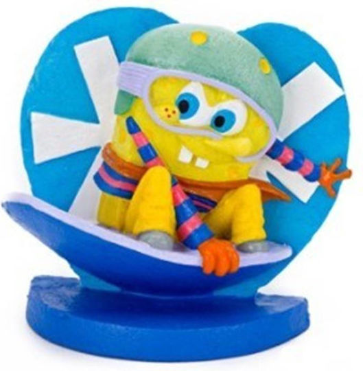 Παιχνιδια Ενυδρειου Penn Plax Spongebob Friends Spongebob On Snowboard Sbr44