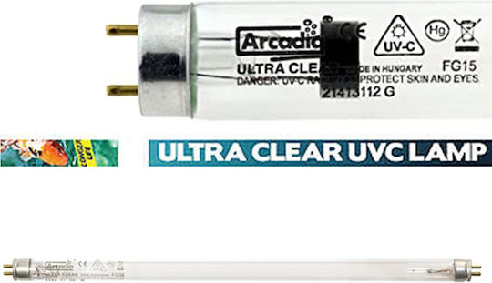 Arcadia UV Lamp for Aquarium Lighting with White Light 6W