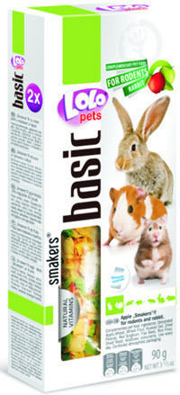 Lolo Pets Smakers Rodents Food Apple Lolo Pets 10251001