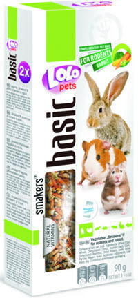 Lolo Pets Snacks for Rodents Vegetables 90g Lolo Pets 10251002