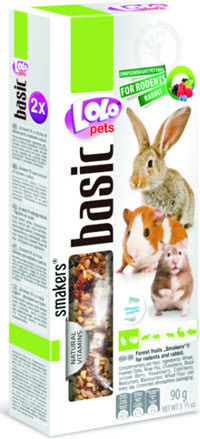 Lolo Pets Smakers Τρωκτικά Φρούτα Του Δάσους Ξηρούς Καρπούς Ποπ Κορν Lolo Pets 20103736