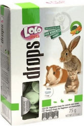Lolo Pets Treats for Rodents Vegetable Drops 75g Lolo Pets 1096761