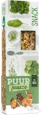 Witte Molen Snack "Puur Stick Rodents" Eucalyptus & Thyme 180g 2 Pieces Witte Molen 1085668
