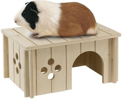 Wooden House Guinea Pigs Sin 4646 Medium 33x23.6xh X 16cm Ferplast