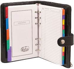 Organizer Profile 15x20 Leather Reinforced Spine Black 7-1120