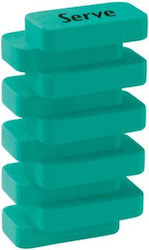 Eraser Steps Pastel Serve Turquoise Pastel