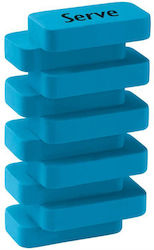 Eraser Steps Neon Serve Blue