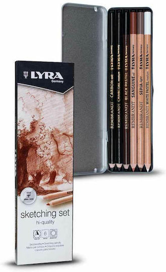 Σετ Rembrandt Sketching 6 Τεμάχια Lyra