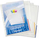 Plastidea Binder Pocket Type C A4 Reinforced Striped Yellow 10 Pieces Product Sold Individually Pieces of One