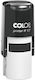 Colop Round Self-Inking Text Stamp