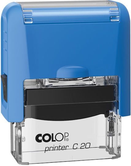 Colop Printer C20 Ștampilă Automată de buzunar. în Limba Greacă și Cerneală Albastru