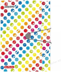 Кутия за архивиране с гумена лента Herlitz Smiley