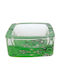 Cenușare Spacecow Sticlă Verde 9x9x4cm