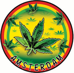 Μεταλλικό Τασάκι Amsterdam Rasta Rainbow Μεταλλικό Τασάκι Amsterdam Rasta Rainbow