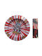 Monkey King Zigarettenpapier Classic King Size Slim Jibana & Metallischer Aschenbecher Rot