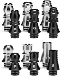 Kizoku Schach Serie 510 Tropfspitze 1 Stück Schwarz Rook
