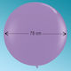Set of 2 Balloons Latex Purple