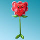 Μπαλόνι Καρδιά Λουλούδια Foil Flower Airwalker