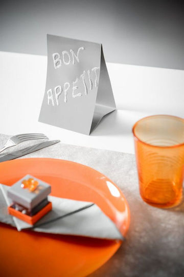 Tabletop Paper Labels--6 Pieces Write Your Wish 10x15cm Silver