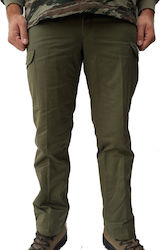 Dispan Pantaloni în Culoare Kaki
