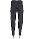 MRK Ripstop Pantaloni Militari în Culoare Negru