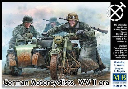 1/35 German Motorcyclists Wwii Era