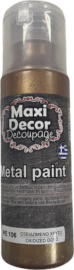 Maxi Decor Μεταλλικό 106 Οξειδωμένο Χρυσό 130ml