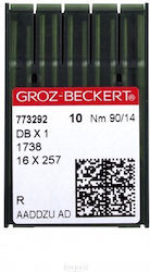 Professional Sewing Machine Needles Stitching Groz Beckert 1738 90/14