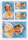 Natural Tracing Paper Kalit Christmas Miss Santa 30x45cm
