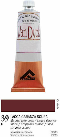 Ferrario Set Ölfarben 39 Madder Lake Deep 60ml 1Stück