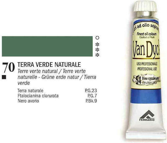 Ferrario Λαδομπογιά 70 Terre Verte Natural 20ml