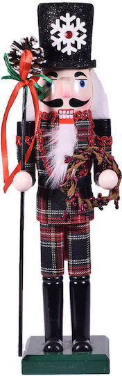 Giftland Weihnachts-Nussknacker Mehrfarbig aus Hölzernes Höhe 37cm.